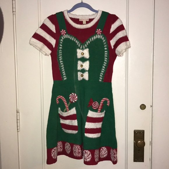 It's Our Time Dresses & Skirts - 🎄Christmas Elf Sweater Dress🎄